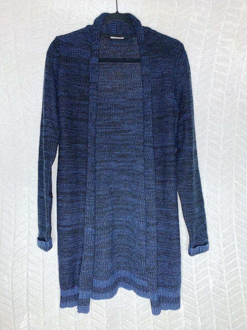 Noisy May Knit Long Cardigan Sweater Open Front